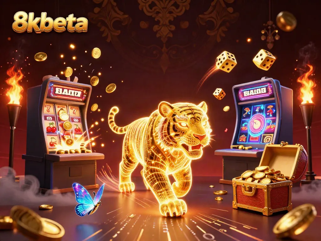 Experience thrilling gameplay with 8xbeta’s vibrant casino scene, showcasing dynamic gaming elements and energy.